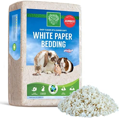 Small Pet Select Unbleached White Paper Bedding, 178L post thumbnail image