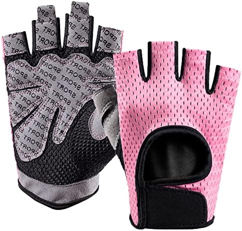 LJCUTE Workout Gloves for Men & Women, Fingerless Breathable & Full Palm Protection Gym Exercise Gloves for Weight Lifting, Fitness, Powerlifting, Cycling post thumbnail image