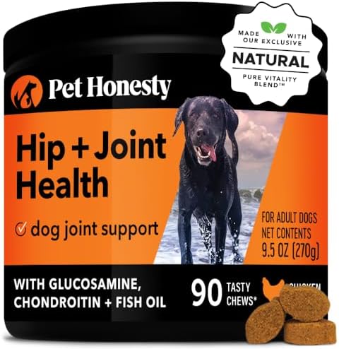 Honesty Hip & Joint Health, Dog Joint Support Supplement, Glucosamine Chondroitin, MSM, Turmeric, Anti inflammatory for Dogs, Advanced Pet Vitamin, Joint Chews Support and Mobility (Chicken) post thumbnail image