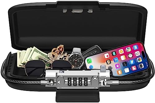 AMIR Portable Lock Box, NEWEST 4 Digit Combination Key Lockbox for Travel Safe, Water-resistant Mini Portable Safe Box with Wire Rope, Small Security Case Box for Beach,Drom Safe,Car,Home,Office post thumbnail image