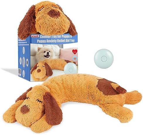 WEOK Heartbeat Puppy Toy – Comfort Cuddler Pillow, Dog Anxiety Relief Calming Aid,Heartbeat Stuffed Toy for Dogs,Puppy Heartbeat Toy Sleep Aid,Dog Heartbeat Toy for Pet post thumbnail image