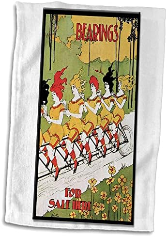 3dRose Vintage Art Nouveau Bearings for Sale Here Women on Tandem Bike… – Towels (twl-130247-1) post thumbnail image