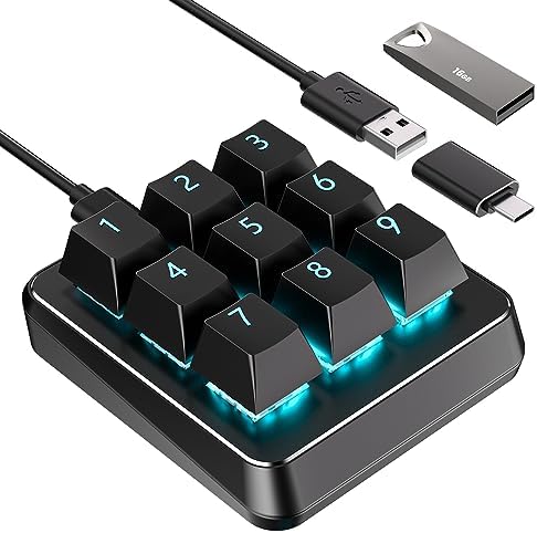 AIRUSAN One-Handed Mechanical Keyboard, RGB LED Backlit Macro Keyboard, 9 Fully Programmable Keys Support One-Click Start,Hotkeys,NKRO,Fully Programmable Keys for Work & Daily Study post thumbnail image