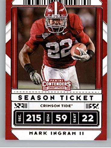 2020 Panini Contenders Draft Season Ticket #64 Mark Ingram II Alabama Crimson Tide Football Trading Card post thumbnail image