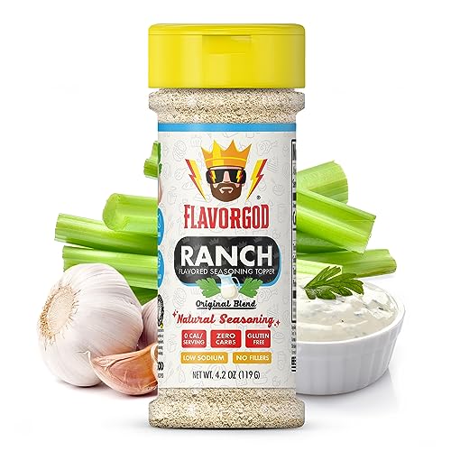 Ranch Seasoning by Flavor God, Sugar Free Ranch Substitute Low Sodium Seasoning, Gluten-Free Dry Ranch Mix, Keto & Paleo Friendly Ranch Seasoning Salad Dressing for Pizza, Popcorn, & Salads – Healthy Buttermilk Ranch Dressing Substitute post thumbnail image