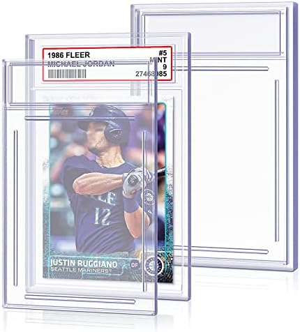 2 PCS Card Case Holder for Trading Cards, Acrylic Graded Card Slab Baseball Card Protectors with Label Position Fit for YuGiOh, MTG and Sport Cards Storage and Display post thumbnail image