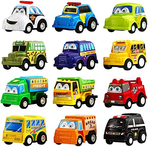 Funcorn Toys Pull Back Car, 12 Pack Assorted Mini Plastic Vehicle Set, Pull Back Truck and Car Toys for Boys Kids Toddler Party Favors,Die Cast Car Toy Play Set post thumbnail image