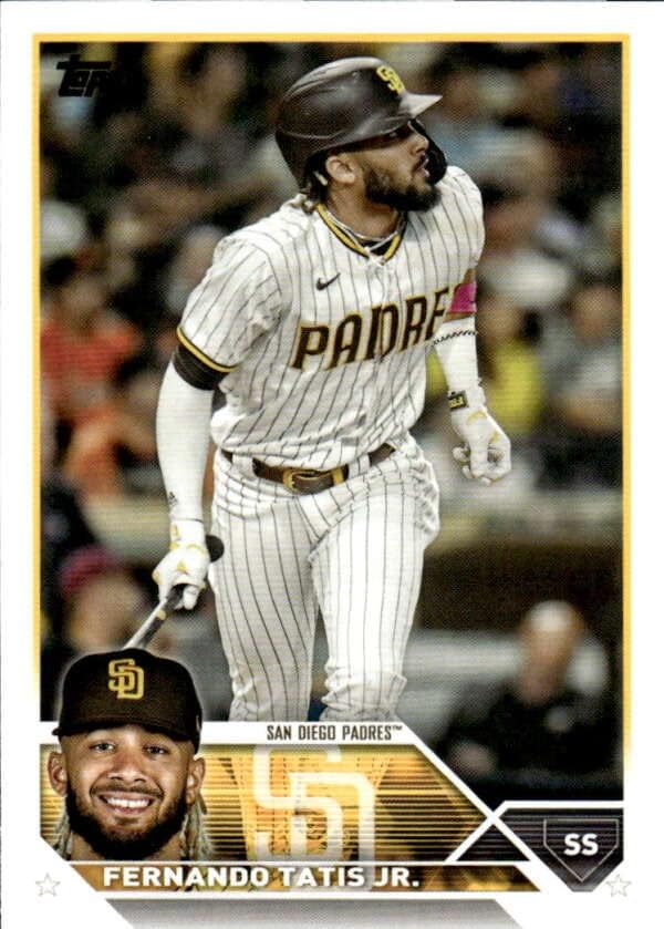 2023 TOPPS #23 FERNANDO TATIS JR. SAN DIEGO PADRES BASEBALL OFFICIAL TRADING CARD OF THE MLB post thumbnail image