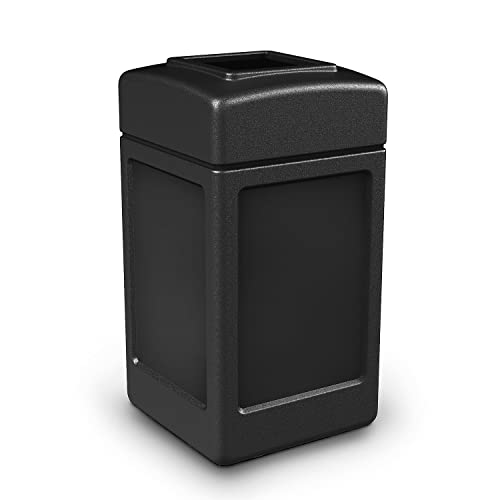 Commercial Zone Products PolyTec Series 42gal Square Trash Can, Black (732101) post thumbnail image