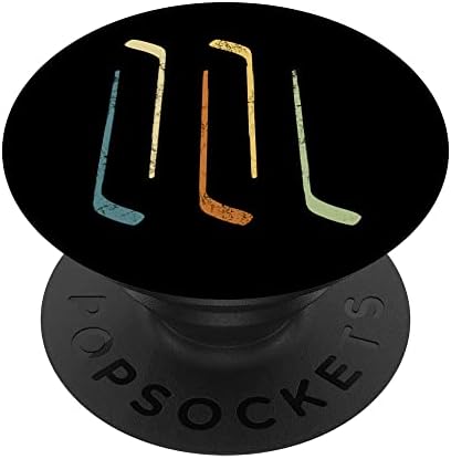 Retro Vintage Ice Hockey Stick Skate Skating Coach Player PopSockets Swappable PopGrip post thumbnail image