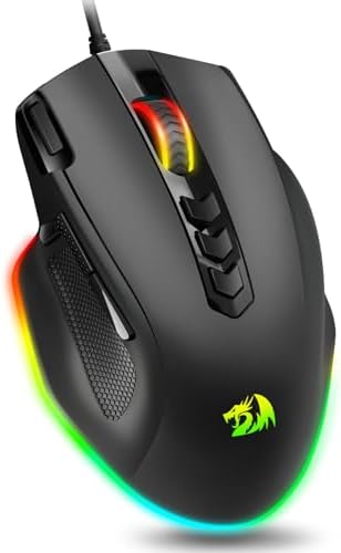 Redragon Wired Gaming Mouse, RGB Backlit Ergonomic Gamer Mouse Up to 8000 DPI, 11 Programmable Buttons & 7 Backlit Modes, Extra Sniper Button, Mouse Gamer for Windows PC Gamers, M614 post thumbnail image