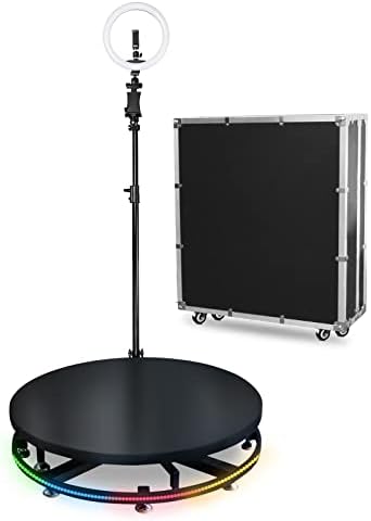 360 Photobooth Machine Automatic Spinner Platform – 31.5″ Portable Slow Motion Selfie Spin Platform, with Ring Light & Adjustable Camera Stand post thumbnail image