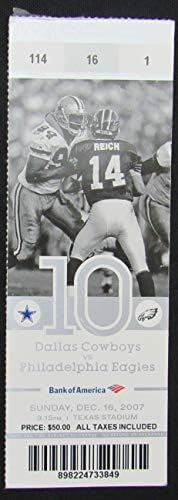 2002 Philadelphia vs. Dallas Ticket Stub McNabb/Romo 150223 post thumbnail image