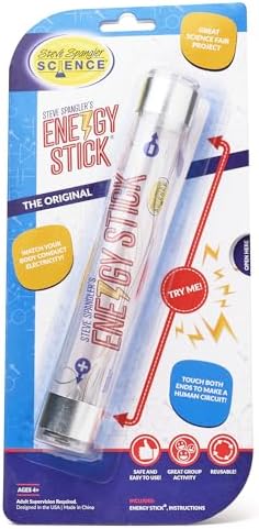 Steve Spangler Science Energy Stick – Fun Science Kits for Kids to Learn About Conductors of Electricity, Safe, Hands-On STEM Learning Toy, Independent or Group Activity for Classrooms or Home post thumbnail image