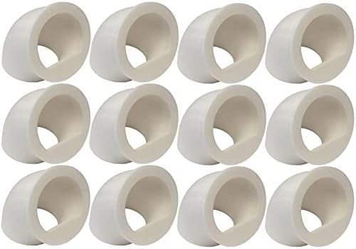 Rite Farm Products Quail & Chick Port Feeder NO Waste Feed Saver for DIY Bucket Pail Bin Container Coturnix (12 Pack), White post thumbnail image