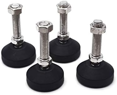 T Tulead Furniture Glide Swivel Leveling Mount Heavy Duty Leveler 2” Dia Metal Adjustable Leveling Feet Lathe Feet M12 Thread Machine Leveling Feet Pack of 4 post thumbnail image