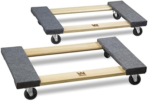 WEN 1320 lbs. Capacity 18 in. x 30 in. Hardwood Furniture Moving Dolly, Two Pack post thumbnail image