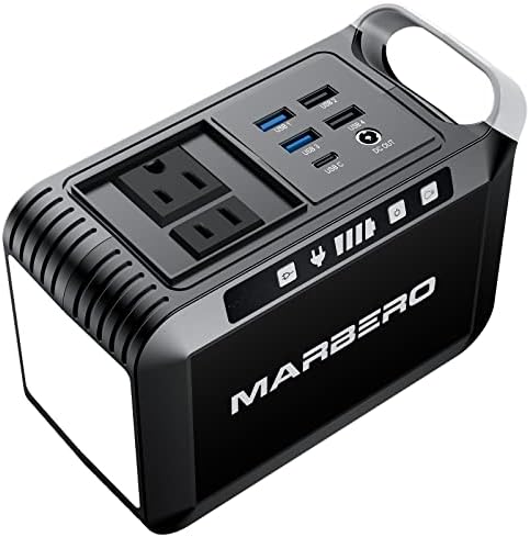 MARBERO Portable Power Bank with AC Outlet, Peak 120W/110V Portable Laptop Battery Bank, 24000mAh Charger Power Supply with AC Outlet, Power Station for Outdoor Camping Home Office Hurricane Emergency post thumbnail image