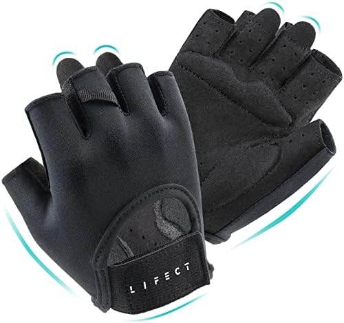 LIFECT Workout Gloves for Women and Men, Fingerless Breathable Gloves for Yoga, Pilates, Crossfit, Cycling, Rowing, Perfect for Sweaty Hands post thumbnail image