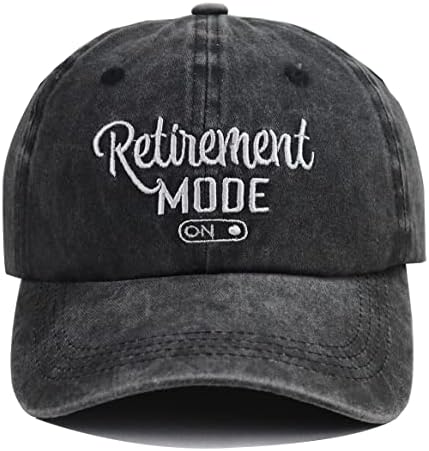 Retirement Baseball Cap for Women Men, Adjustable Washed Embroidered Vintage Classic Retro Cotton Hat post thumbnail image