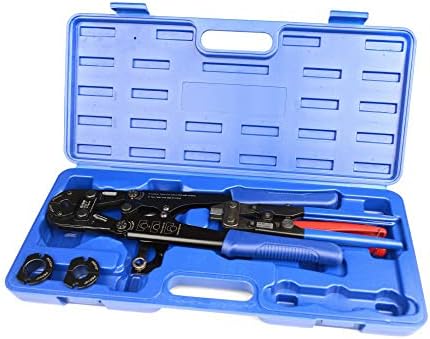 iCrimp F1807 PEX Crimper, Copper Pipe Crimping Tool Kit with 3/8”, 1/2”, 3/4”, 1” Quick Change Jaws, PEX Tubing Cutter, Go/No-Go Gauge, Copper Ring PEX Removal Tool Included post thumbnail image