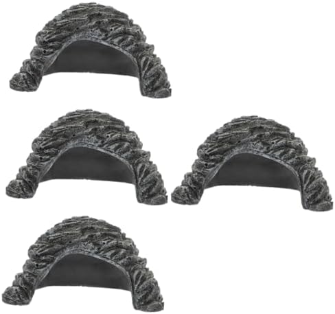 DOITOOL 4pcs Box Reptiles Hide from Caves Tortoise Hideout Resin Stuff Reptile Shelter Resin Reptile Decor Pet Animal Astetic Room Decor Fish Tank Aquatic Cave Resin Lizard Place Portable post thumbnail image