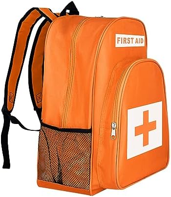 First Aid Bags Empty First Aid Backpack Empty Medical Storage Bag for First Aid Kits Pack Emergency Hiking Backpacking Camping Cycling Riding Climbing Travel Car (Orange) post thumbnail image