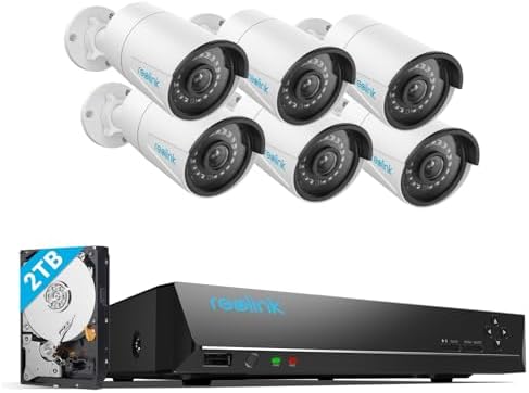 REOLINK 8CH 5MP Home Security Camera System, 6pcs Wired 5MP Outdoor PoE IP Cameras with Person Vehicle Detection, 8MP 8CH NVR with 2TB Hard Drive for 24-7 Recording, RLK8-410B6-5MP(Renewed) post thumbnail image