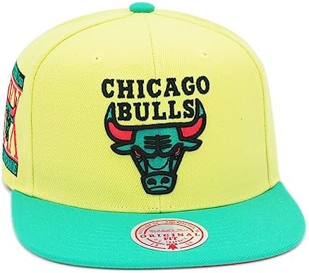 Mitchell & Ness Chicago Bulls NBA Ice Tea Lemonade Snapback Hat Cap Yellow post thumbnail image