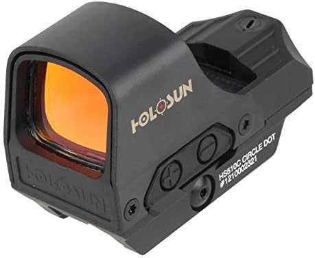 HOLOSUN HE510C-GR / HS510C Multi-Reticle 2 MOA Dot & 65 MOA Circle Open Reflex Sight for Long Guns – Solar FailSafe Shake-Awake Waterproof Sight with 12 Brightness Settings – Red/Green Dot Options post thumbnail image