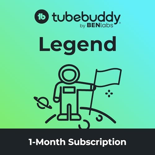 YouTube Web Browser Extension – Legend YouTube Starter Kit Access Key Card by TubeBuddy, Browser Extension with 50+ Tools for Social Media Marketing, SEO, Video A/B Tests, and More (Legend, 1 Month) post thumbnail image