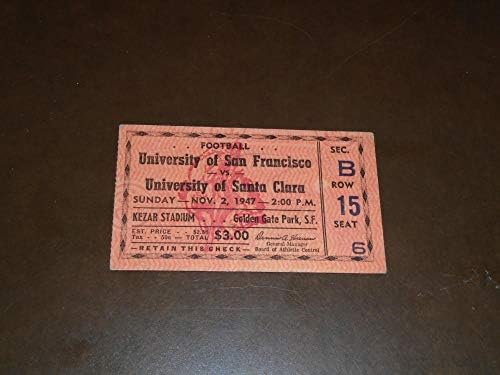 1947 SANTA CLARA AT SAN FRANCISCO COLLEGE FOOTBALL TICKET STUB EX PLUS post thumbnail image