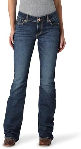 Wrangler Women’s Retro Mae Mid Rise Stretch Boot Cut Jean post thumbnail image