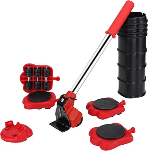 Heavy Duty Furniture Lifter, Furniture Movers Sliders Appliance Roller with 4 Sliders for Sofas Moving Pad Adjustable Height Lifting Tool for Heavy Furniture, Couches and Refrigerators Red ANGINORLD post thumbnail image