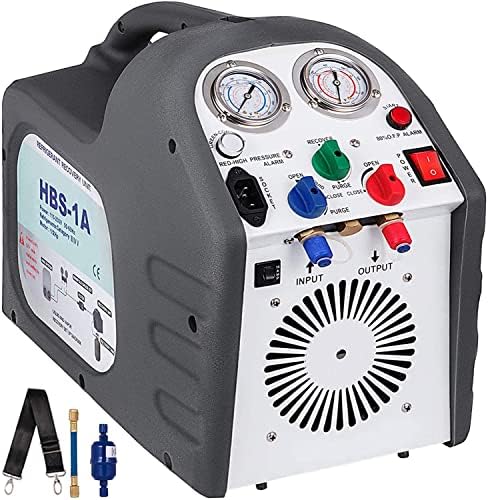 Refrigerant Recovery Machine Portable 1/2HP AC Recovery Machine Automotive HVAC 558psi Refrigerant Recovery Unit Air Conditioning Repair Tool (115V) post thumbnail image