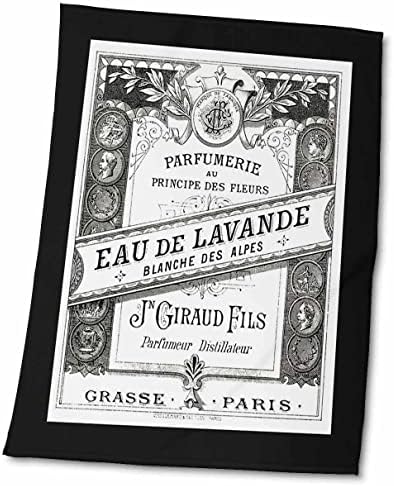 3dRose – Florene French Vintage – Image O Vintage F Paris Perfume Label in Black and White – Towels (twl-223065-2) post thumbnail image