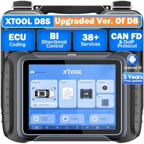 XTOOL D8S Automotive Diagnostic Scan Tool 2024 Newest with 3 Years Updates, CAN FD & DoIP, ECU Coding, Bi-Directional Control, 38+Resets, Key Programming, Full Diagnostics, Upgraded Ver. of D8 post thumbnail image