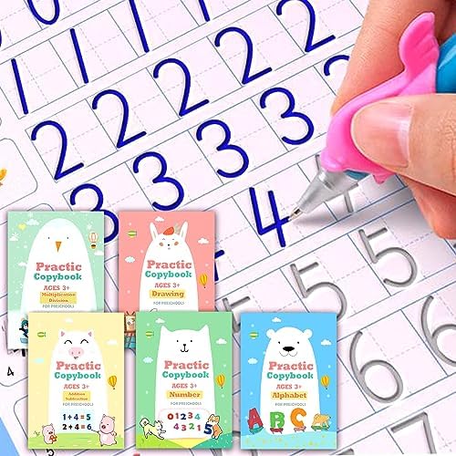 Upgraded Magic Practice Copybook for Kids, Handwriting Practice Workbook, Reusable Writing Practice Book for Preschool Kids Age 3-8, ​Calligraphy 7.8in×5.5in post thumbnail image