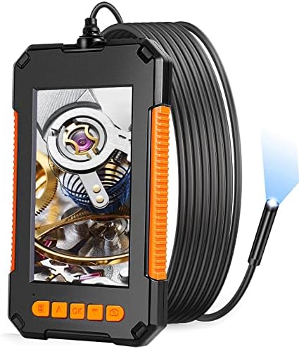 Endoscope Camera with Light, 1080P HD Boroscope Snake Camera with 8 LED Light, 4.3” Screen, Live Scope Inspection Camera with Semi-Rigid Cable and 32G Card for Plumbing, Mechanic Inspection post thumbnail image