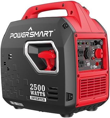 PowerSmart 2500-Watt Portable Inverter Generator, Gas Powered, Super Quiet Technology, CARB Compliant, Low Oil Shutdown, Ultra Lightweight for Camping post thumbnail image