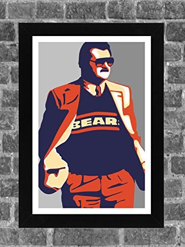 Chicago Football Mike Ditka Portrait Sports Poster Print Art 11inches by 17 inches post thumbnail image