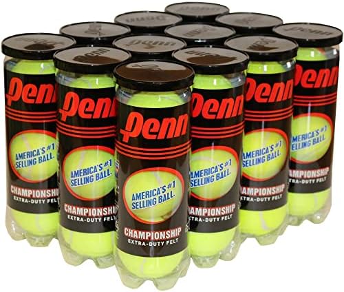 Penn Natural Rubber Championship Extra Duty Tennis Ball Case (12 cans, 36 Balls), Yellow post thumbnail image