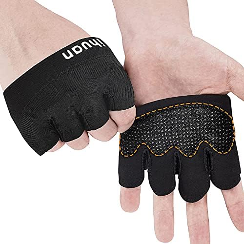 ihuan New Weight Lifting Gym Workout Gloves Men & Women, Partial Glove Just for The Calluses Spots, Great for Weightlifting, Exercise, Training, Fitness post thumbnail image