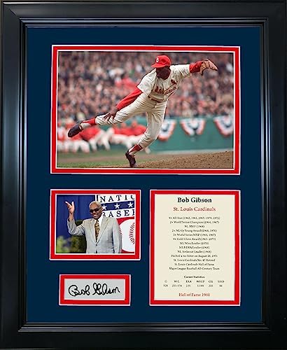 Framed Bob Gibson Hall of Fame Facsimile Laser Engraved Signature Auto St. Louis Cardinals Baseball 12″x15″ Photo Collage post thumbnail image