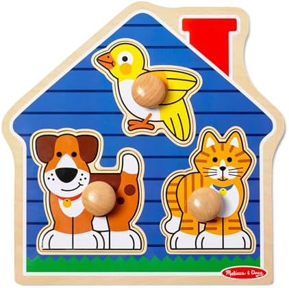 Melissa & Doug Pets Jumbo Knob Wooden Puzzle post thumbnail image