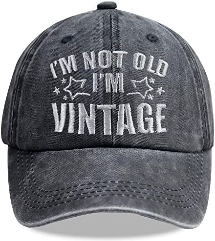 I’m Not Old I’m Vintage Hat, Retirement Party Decorations, Adjustable Embroidered Baseball Cap for Retirees Women Men post thumbnail image