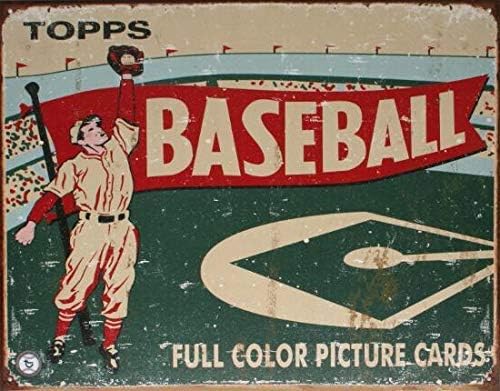 Wisesign Bar Metal Signs 12″ X 8″ Topps Baseball 1954 Tin Sign Novelty Unique Vintage Decorations Rustic Plate Wall Decor Art Retro Cafe post thumbnail image