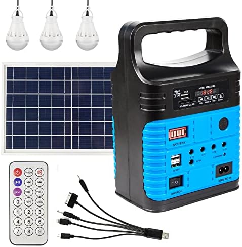 Solar Generator – Portable Power Station for Emergency Power Supply,Portable Generators for Camping,Home Use&Outdoor,Solar Powered Generator With Panel Including 3 Sets LED Light (blue) post thumbnail image