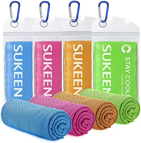 Sukeen 4 Pack Cooling Towels Cooling Towels for Neck and Face 40″x 12″, Cooling Towels for Hot Weather, Lightweight Soft Breathable Towels for Yoga, Sport, Workout, Running, Gym, Camping, Fitness post thumbnail image