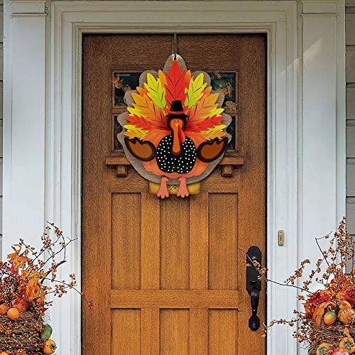 Thanksgiving decorations 3D Turkey Decor Door Hanger post thumbnail image